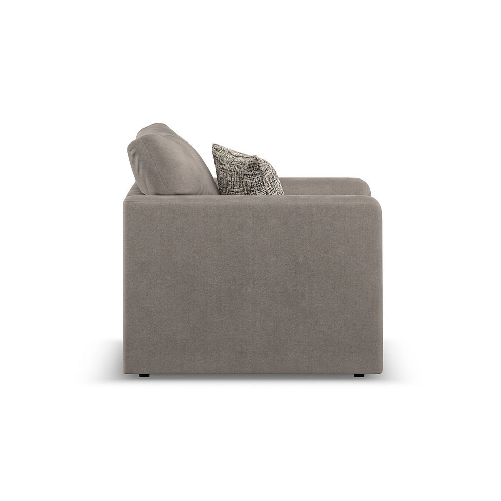 Elston Armchair in Penny Clay Fabric 4