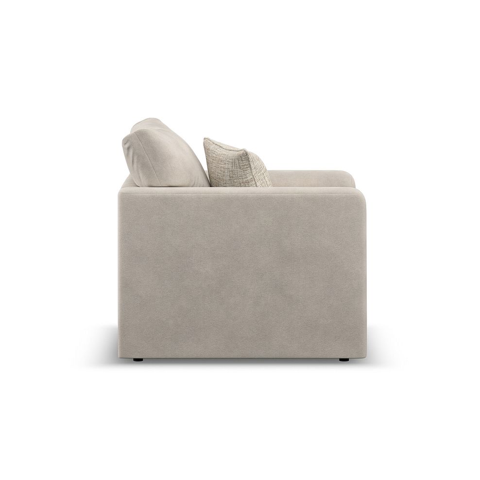 Elston Armchair in Penny Dove Fabric 4