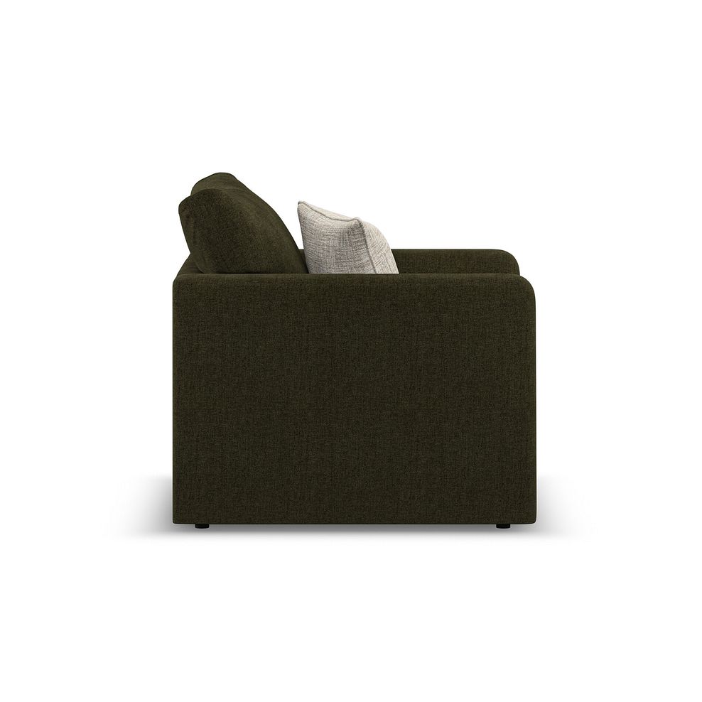 Elston Armchair in Penny Forest Fabric 4