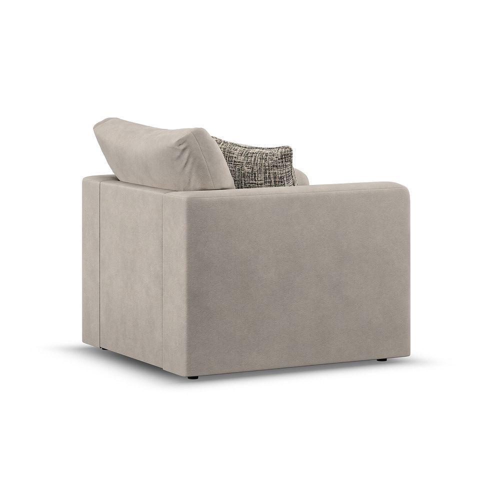 Elston Armchair in Penny Mid Grey Fabric 3