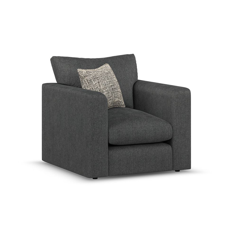 Elston Armchair in Penny Whisp Fabric 1