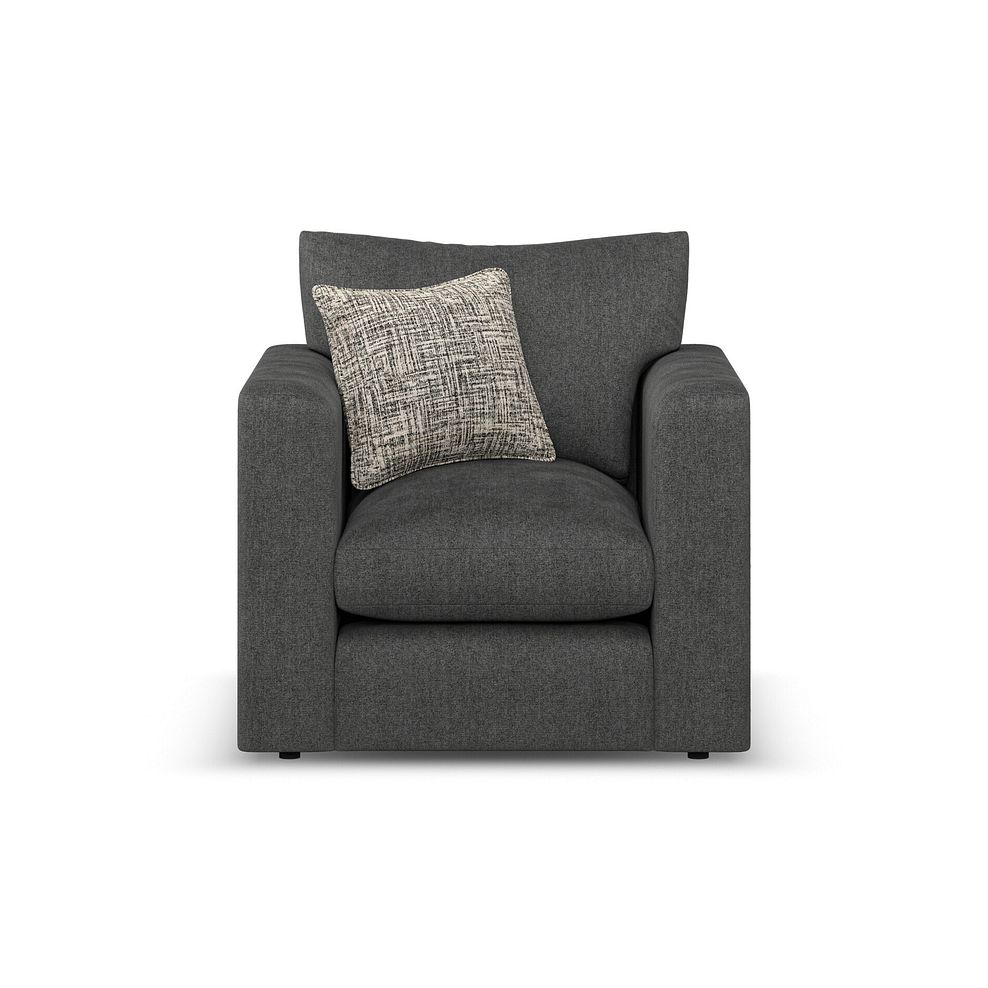Elston Armchair in Penny Whisp Fabric 2