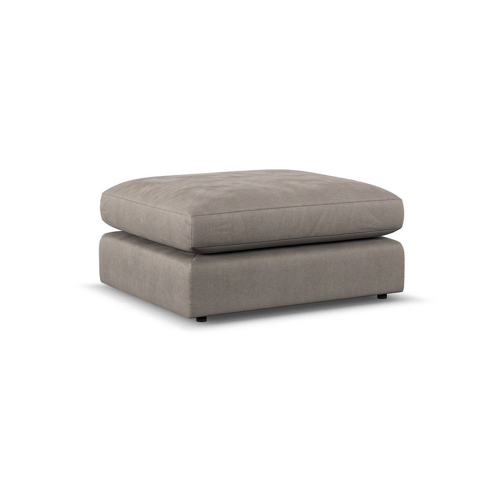 Elston Footstool in Penny Clay Fabric 2