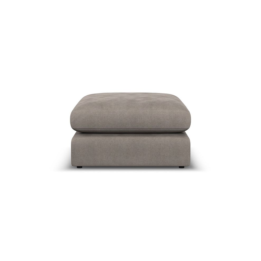 Elston Footstool in Penny Clay Fabric 3