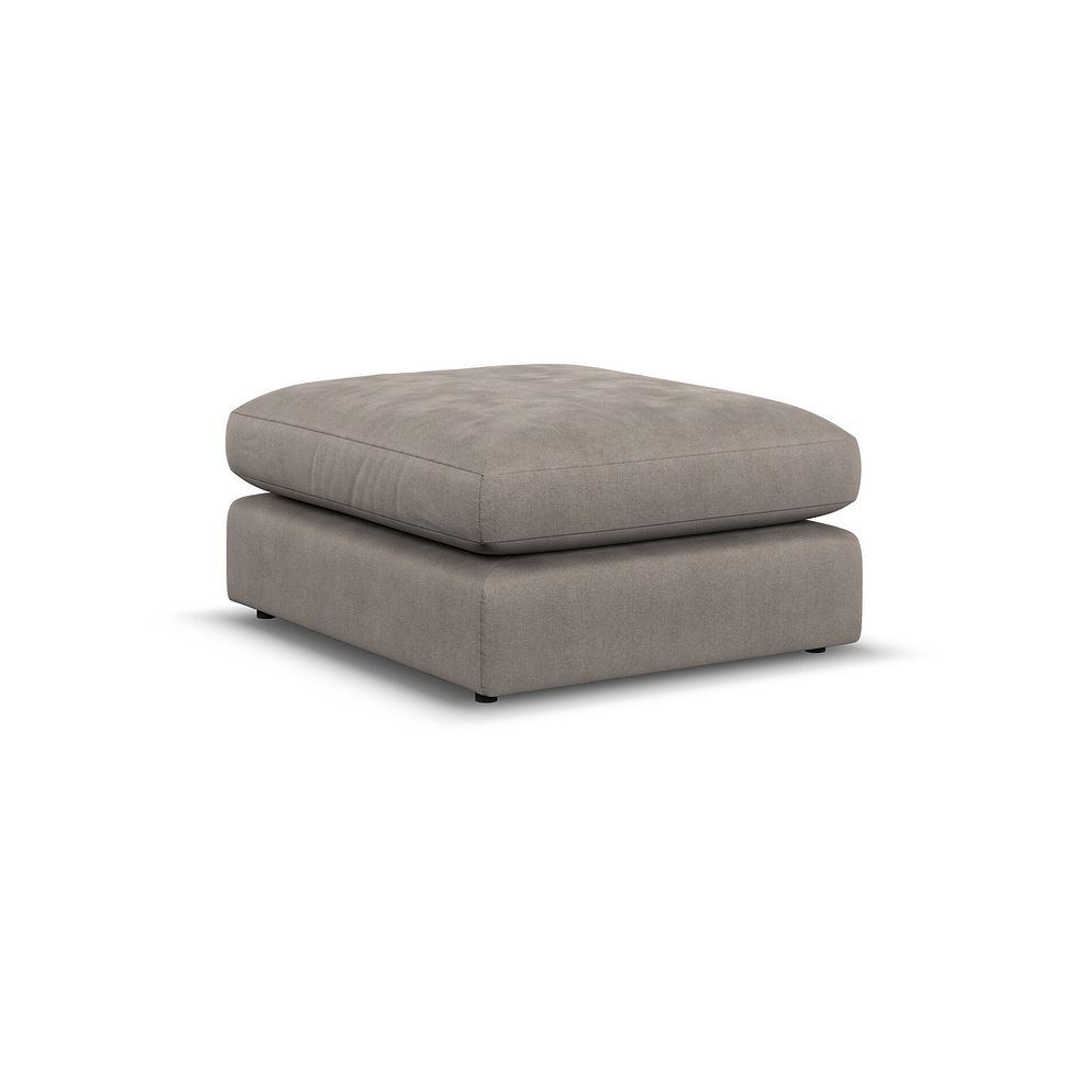 Elston Footstool in Penny Clay Fabric 4
