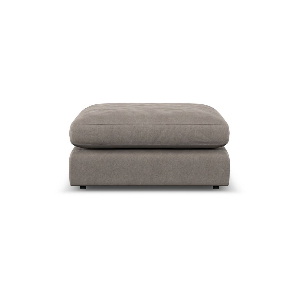 Elston Footstool in Penny Clay Fabric 5