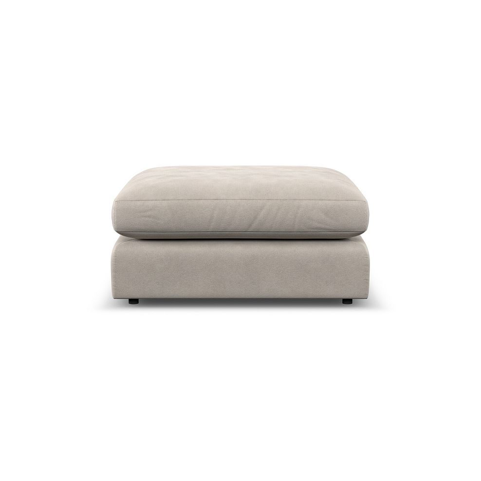 Elston Footstool in Penny Dove Fabric 3
