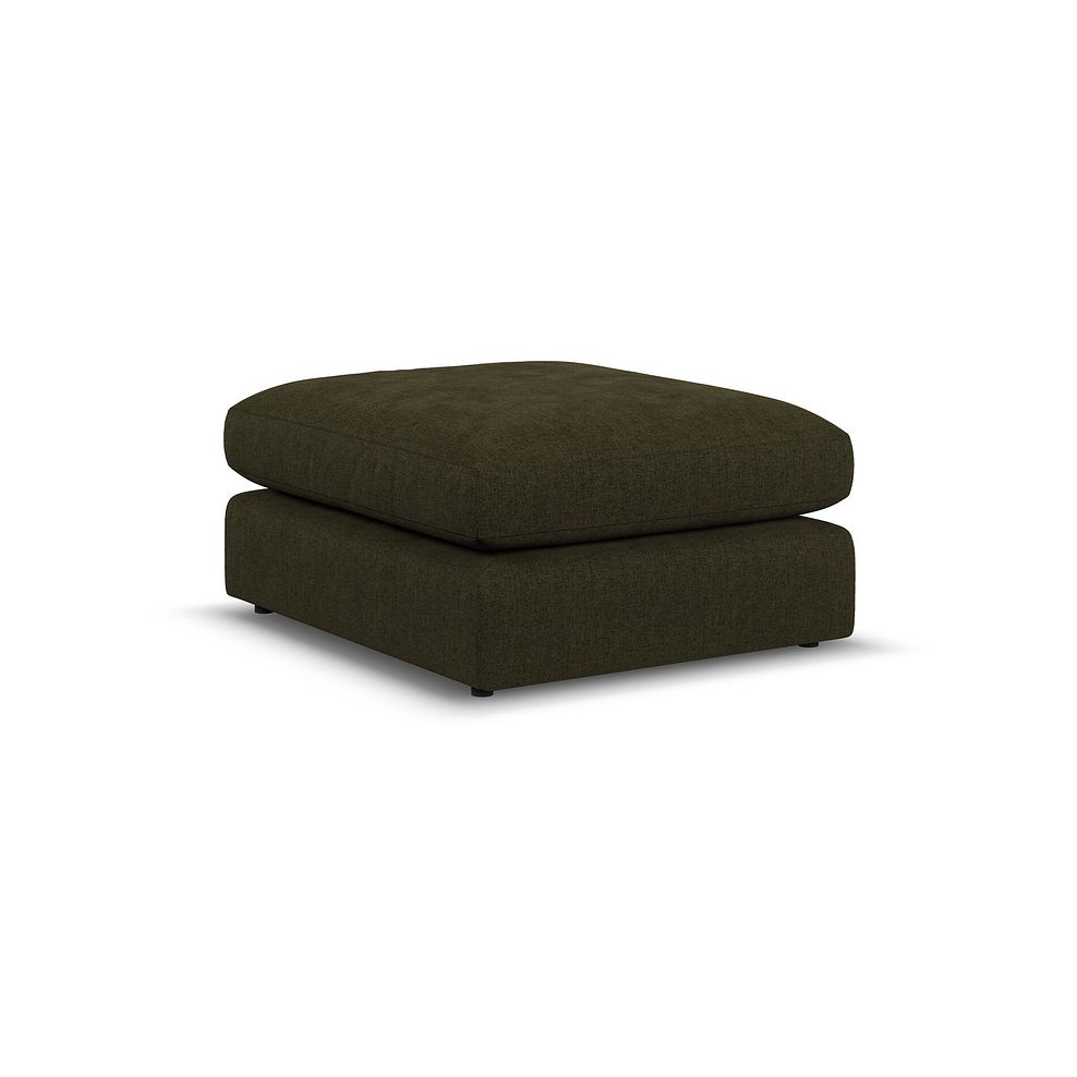 Elston Footstool in Penny Forest Fabric 3