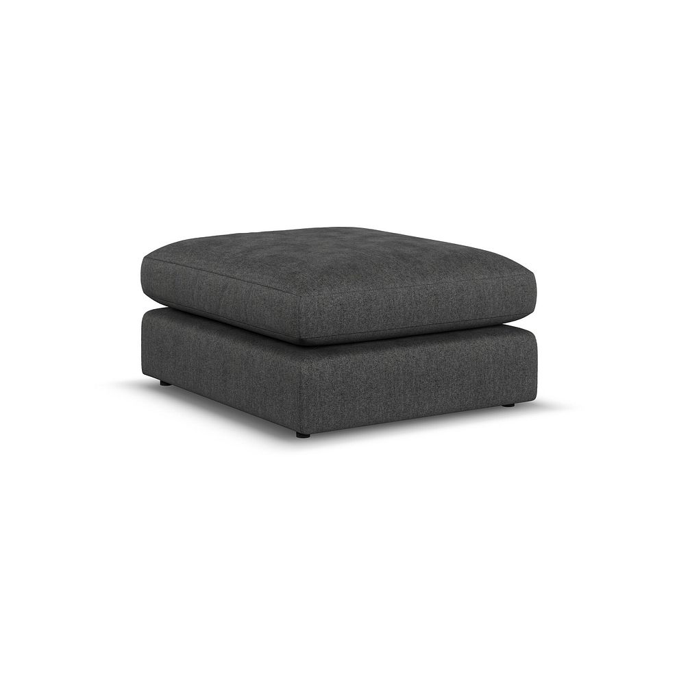 Elston Footstool in Penny Whisp Fabric 2