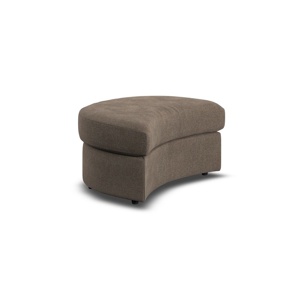 Elston Half Moon Footstool in Penny Burrow Fabric 3
