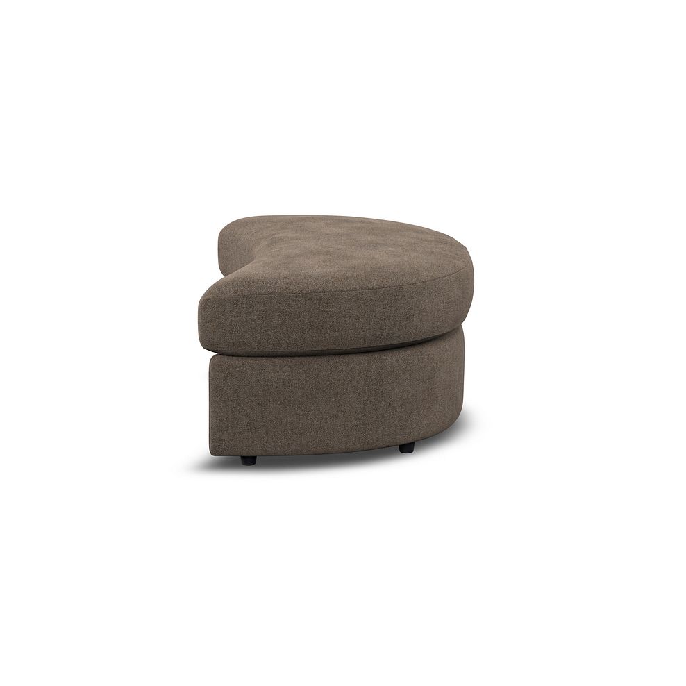 Elston Half Moon Footstool in Penny Burrow Fabric 4