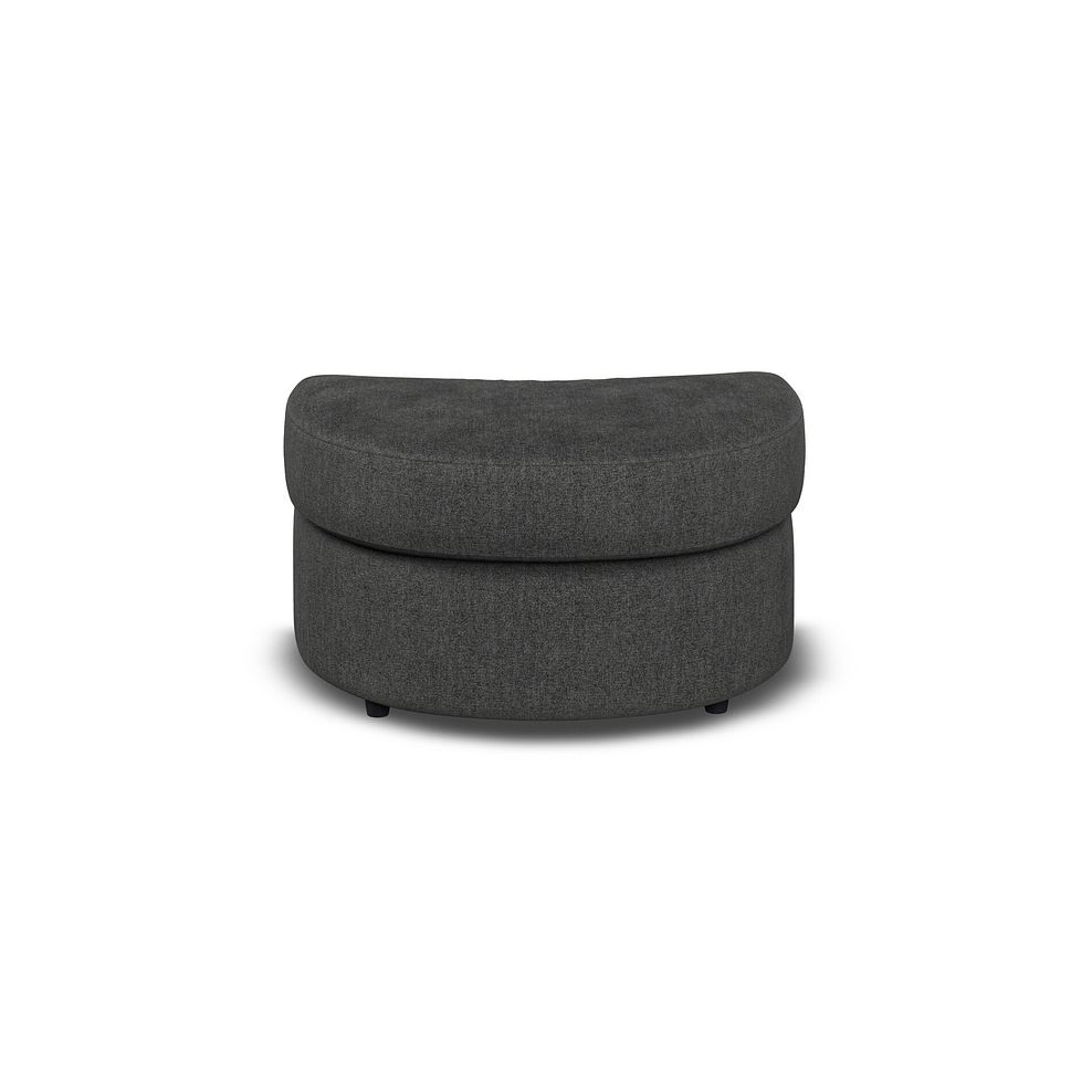 Elston Half Moon Footstool in Penny Whisp Fabric 2