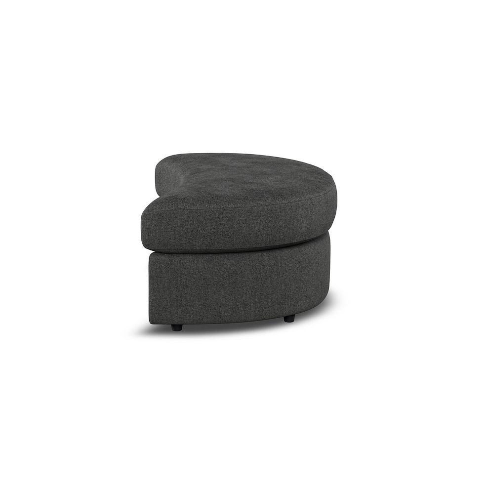 Elston Half Moon Footstool in Penny Whisp Fabric 4