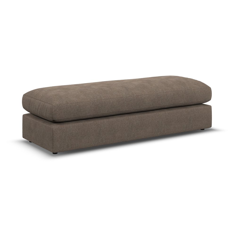 Elston Large Fender Footstool in Penny Burrow Fabric 1