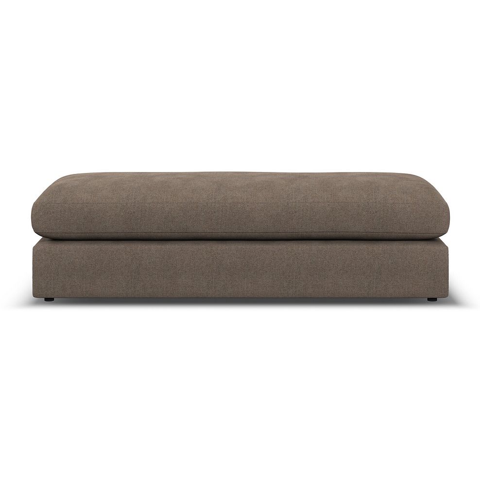 Elston Large Fender Footstool in Penny Burrow Fabric 2