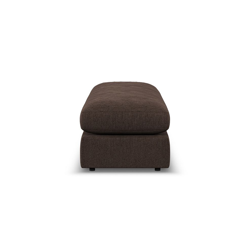 Elston Large Fender Footstool in Penny Cacao Fabric 4