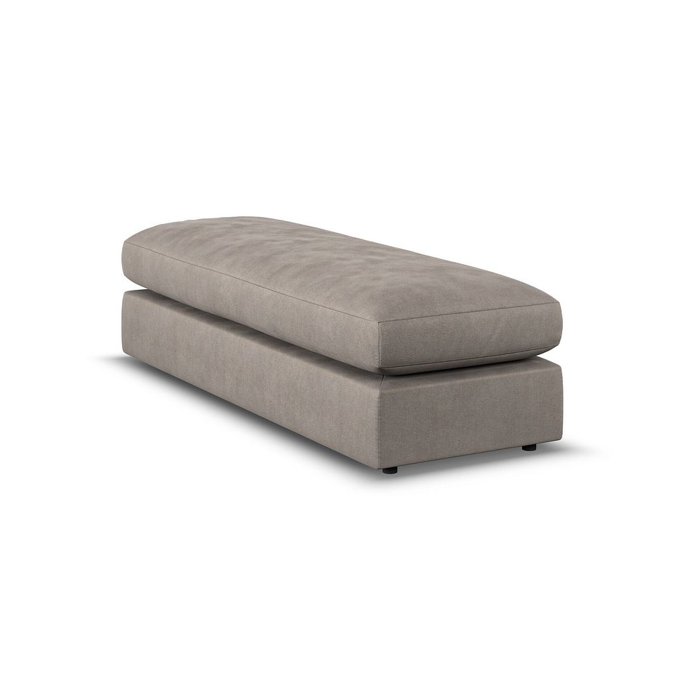 Elston Large Fender Footstool in Penny Clay Fabric 3