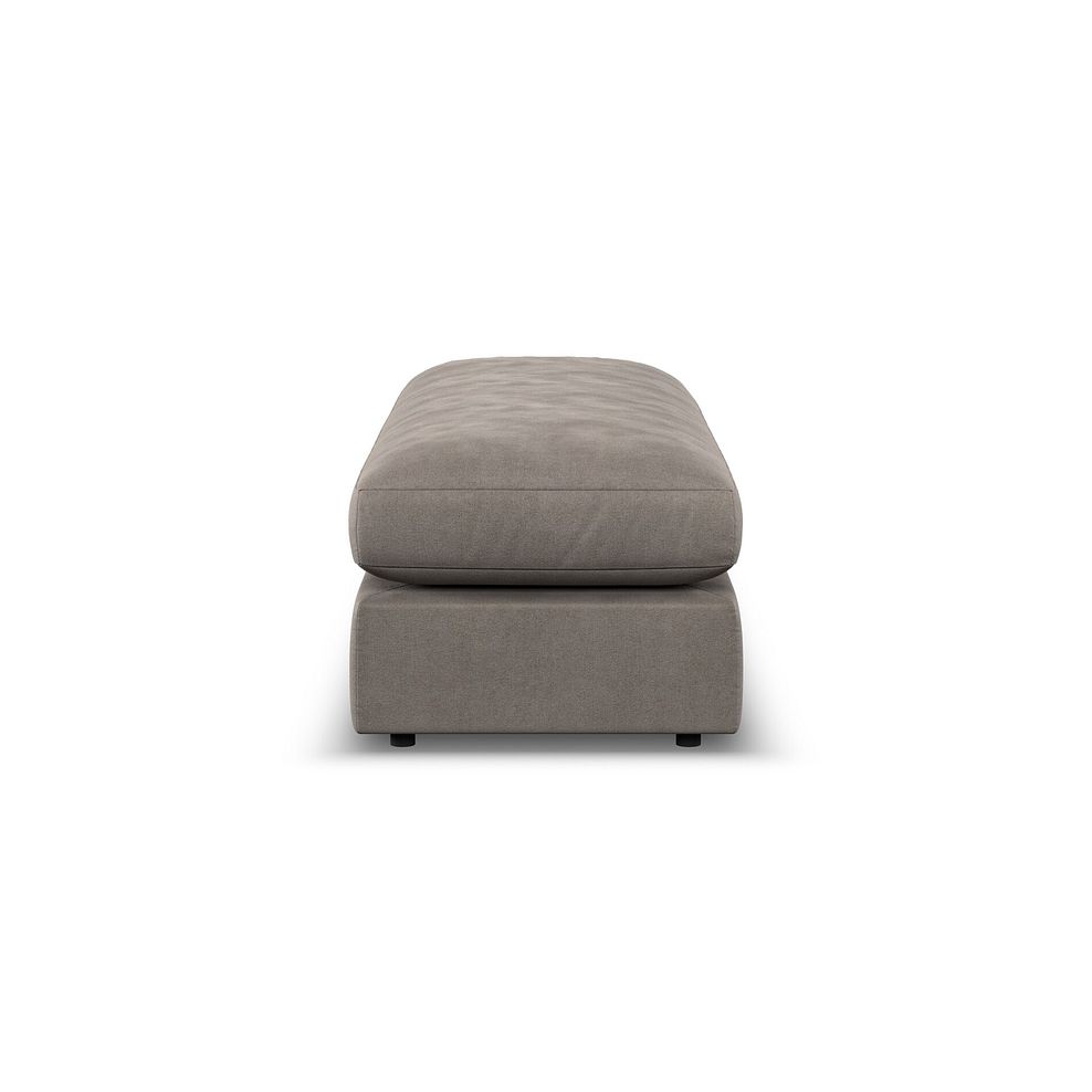 Elston Large Fender Footstool in Penny Clay Fabric 4
