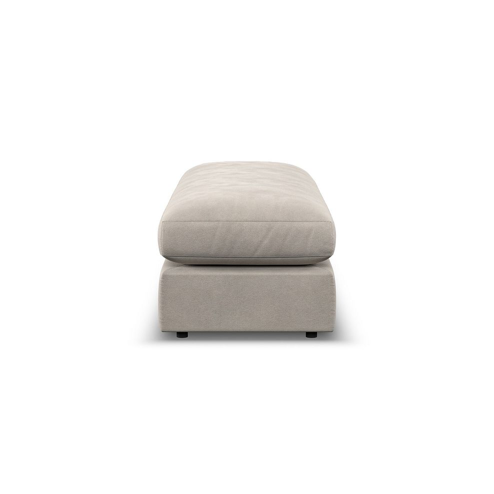 Elston Large Fender Footstool in Penny Dove Fabric 4