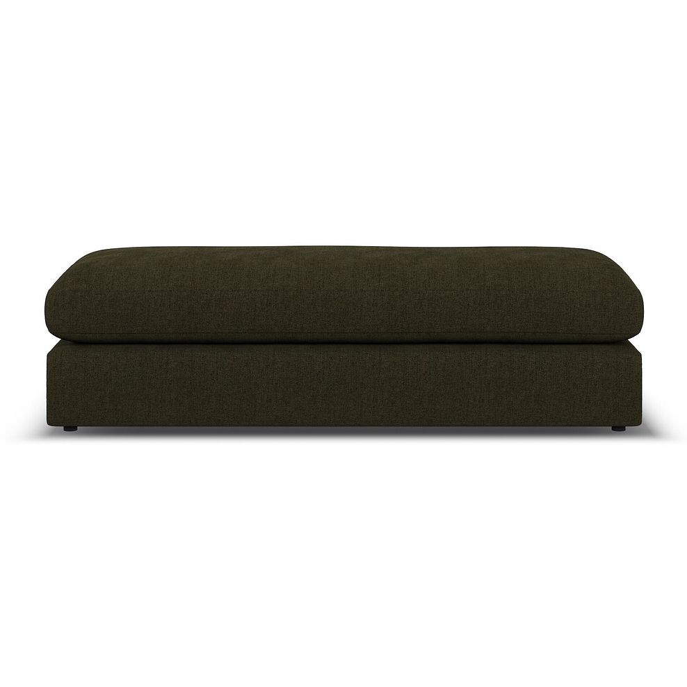 Elston Large Fender Footstool in Penny Forest Fabric 2