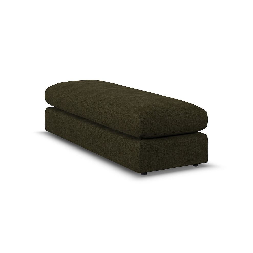Elston Large Fender Footstool in Penny Forest Fabric 3