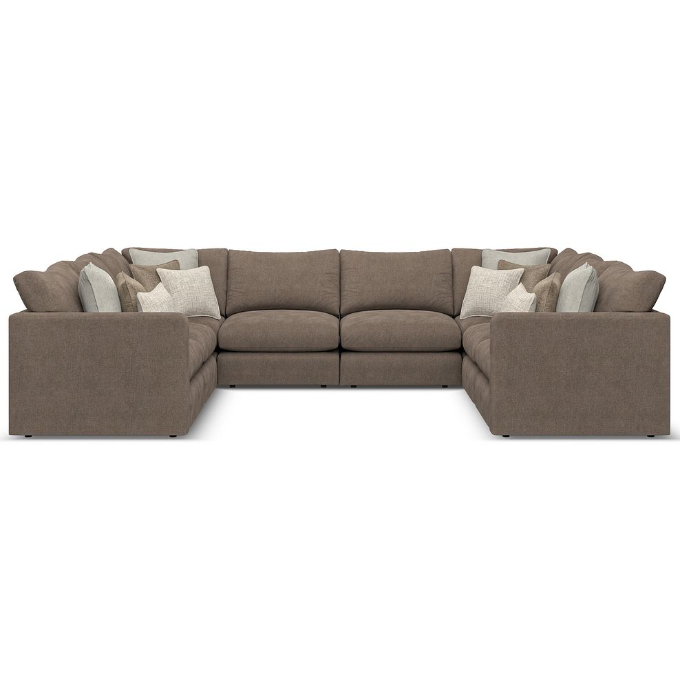 Elston Large U-Shape Modular Corner Sofa in Penny Burrow Fabric - Group 11 2