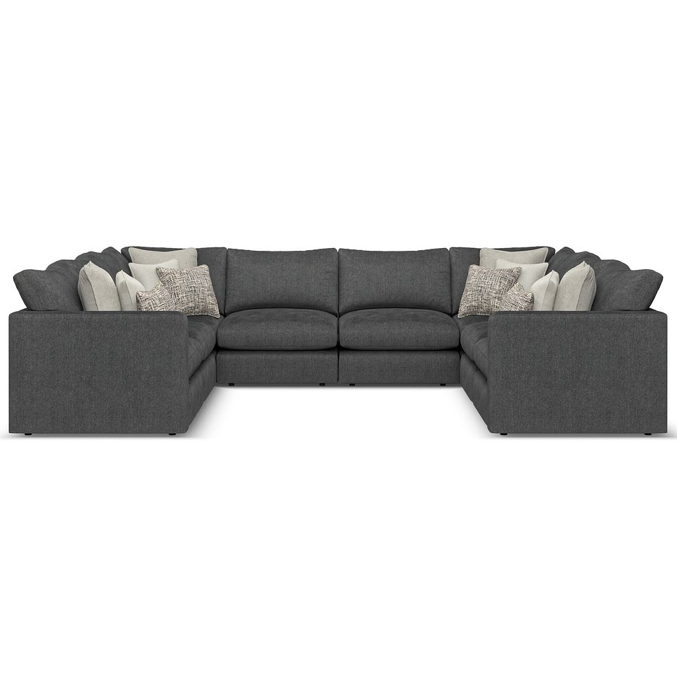 Elston Large U-Shape Modular Corner Sofa in Penny Whisp Fabric - Group 11 2