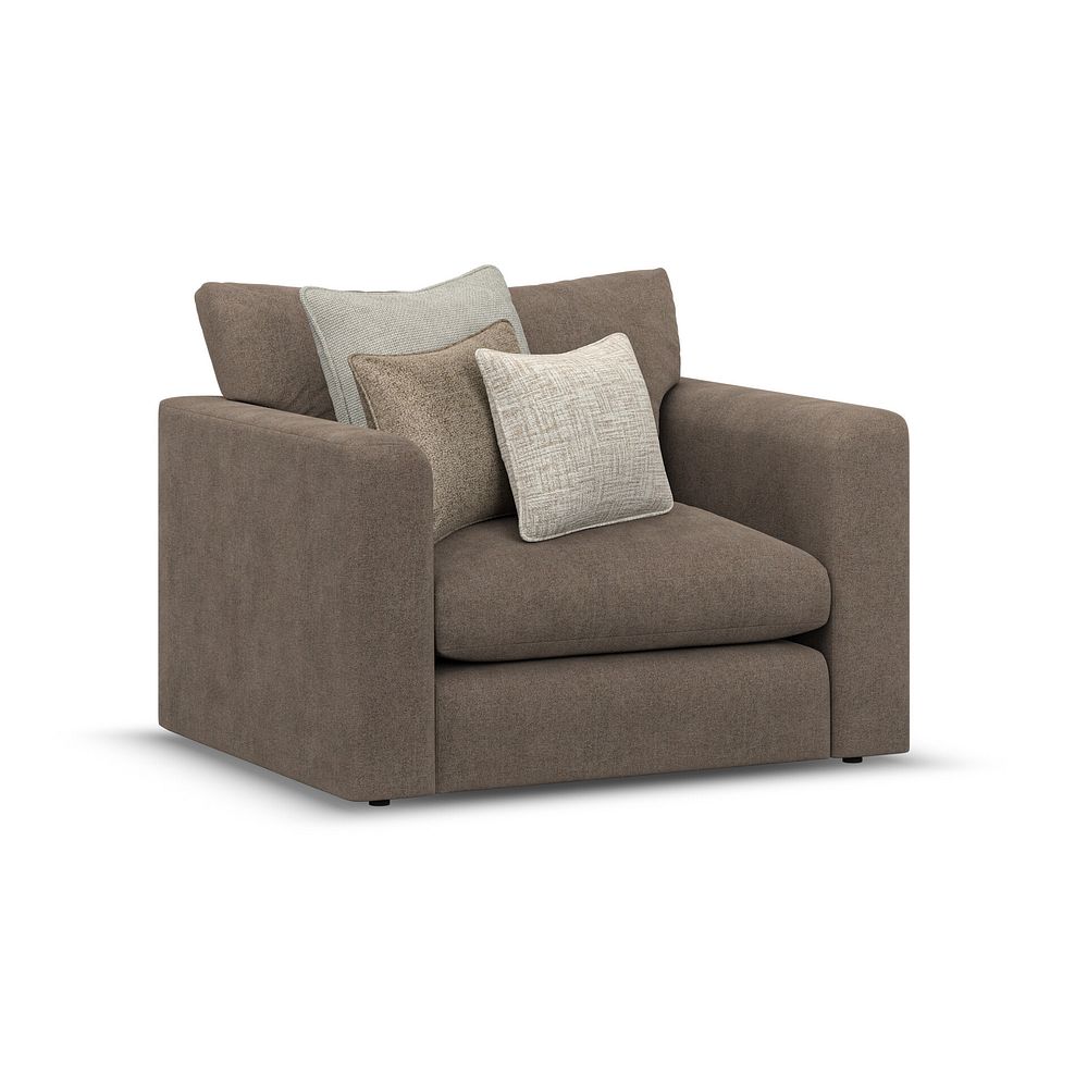 Elston Loveseat in Penny Burrow Fabric 1