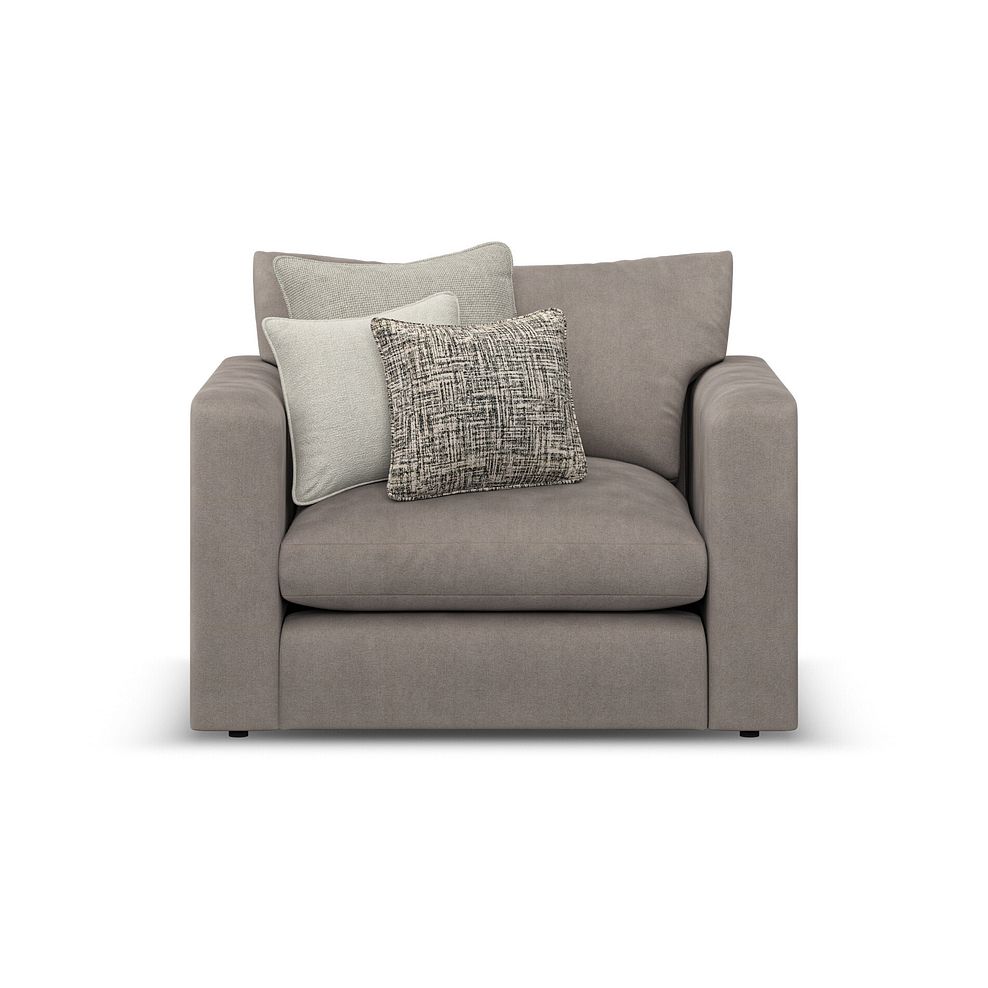 Elston Loveseat in Penny Clay Fabric 2