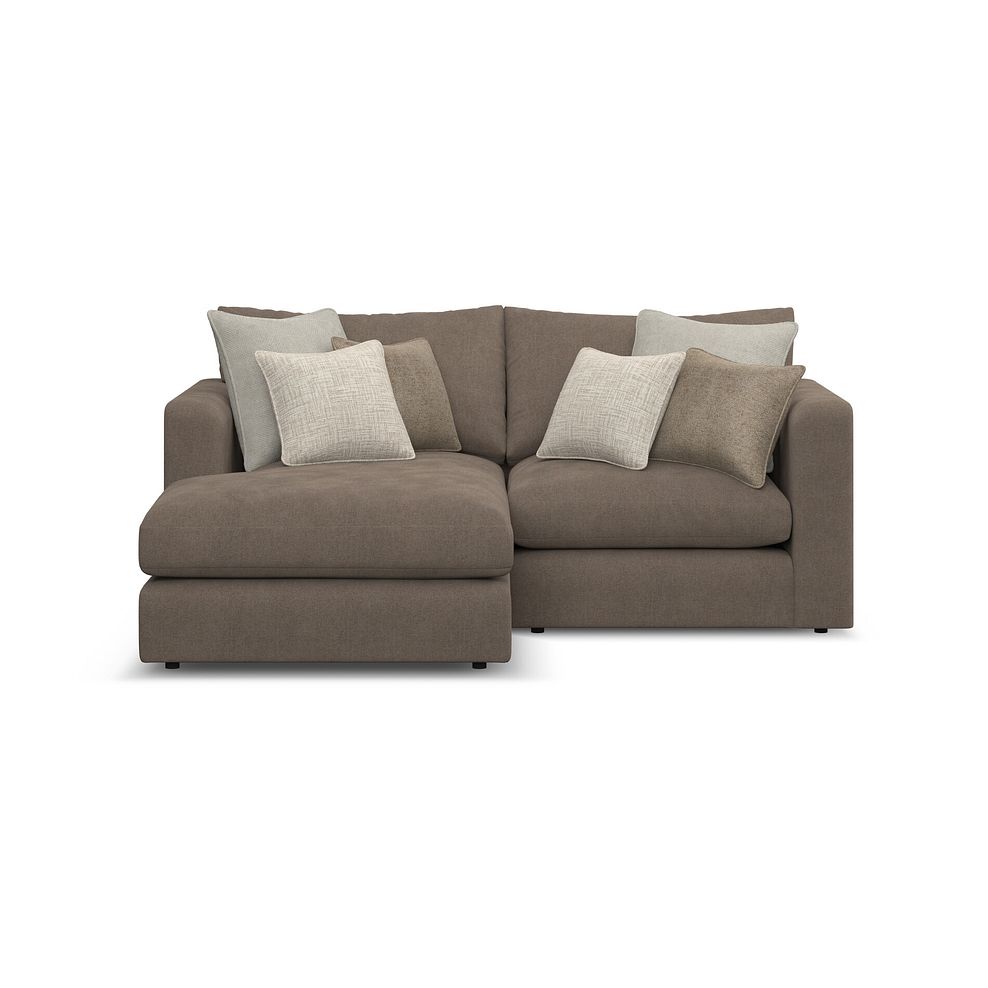 Elston Modular 2 Seater Left Hand Compact Chaise Sofa in Penny Burrow Fabric - Group 12 2