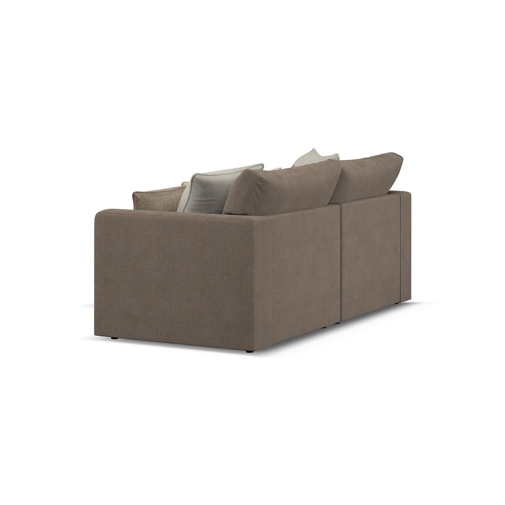 Elston Modular 2 Seater Left Hand Compact Chaise Sofa in Penny Burrow Fabric - Group 12 3