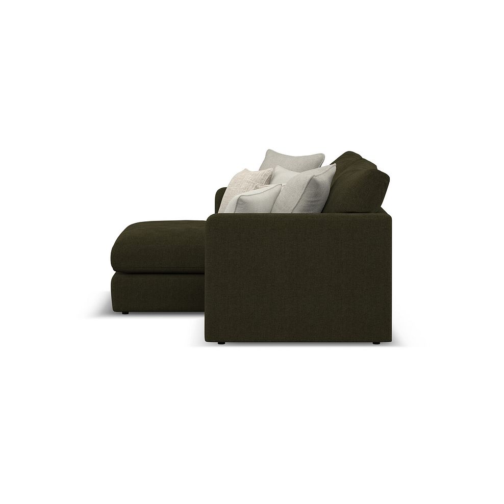 Elston Modular 2 Seater Left Hand Compact Chaise Sofa in Penny Forest Fabric - Group 12 4