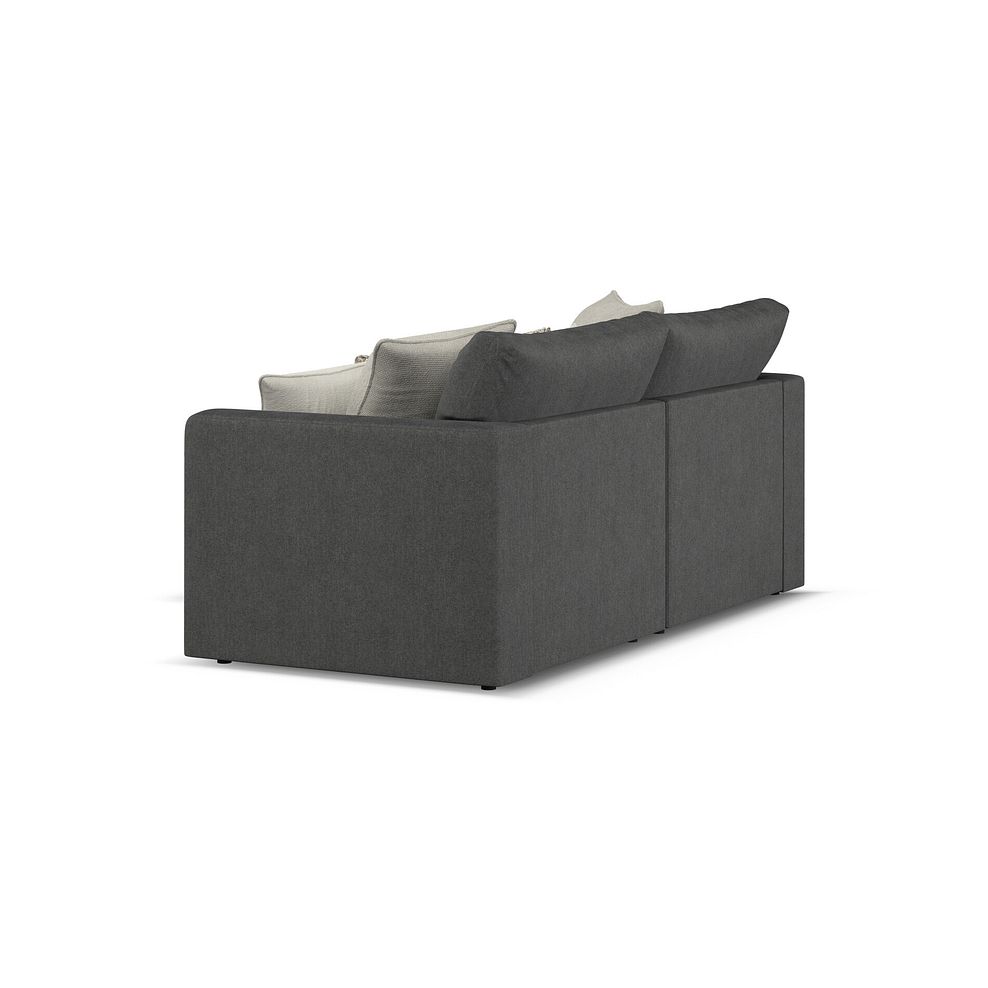 Elston Modular 2 Seater Left Hand Compact Chaise Sofa in Penny Whisp Fabric - Group 12 3