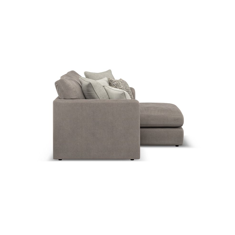Elston Modular 2 Seater Right Hand Compact Chaise Sofa in Penny Clay Fabric - Group 13 4