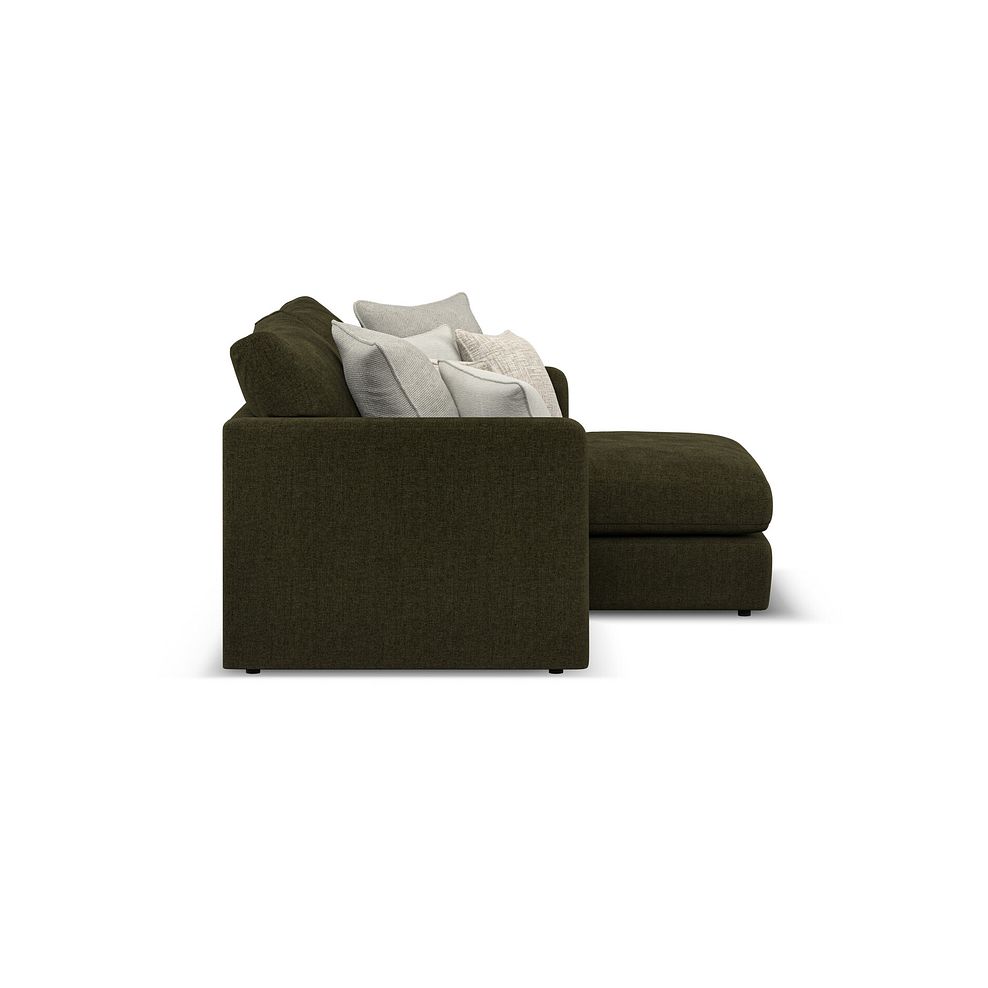 Elston Modular 2 Seater Right Hand Compact Chaise Sofa in Penny Forest Fabric - Group 13 4