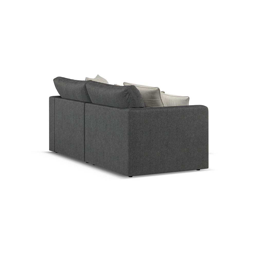 Elston Modular 2 Seater Right Hand Compact Chaise Sofa in Penny Whisp Fabric - Group 13 3