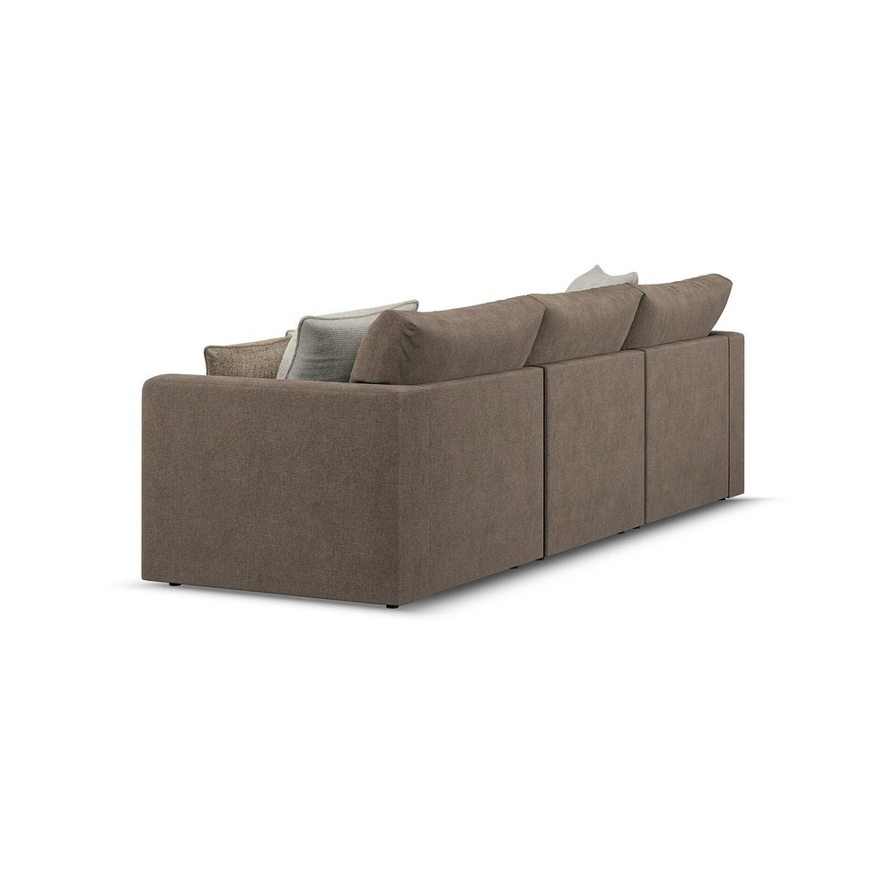 Elston Modular 3 Seater Left Hand Chaise Sofa in Penny Burrow Fabric - Group 14 3
