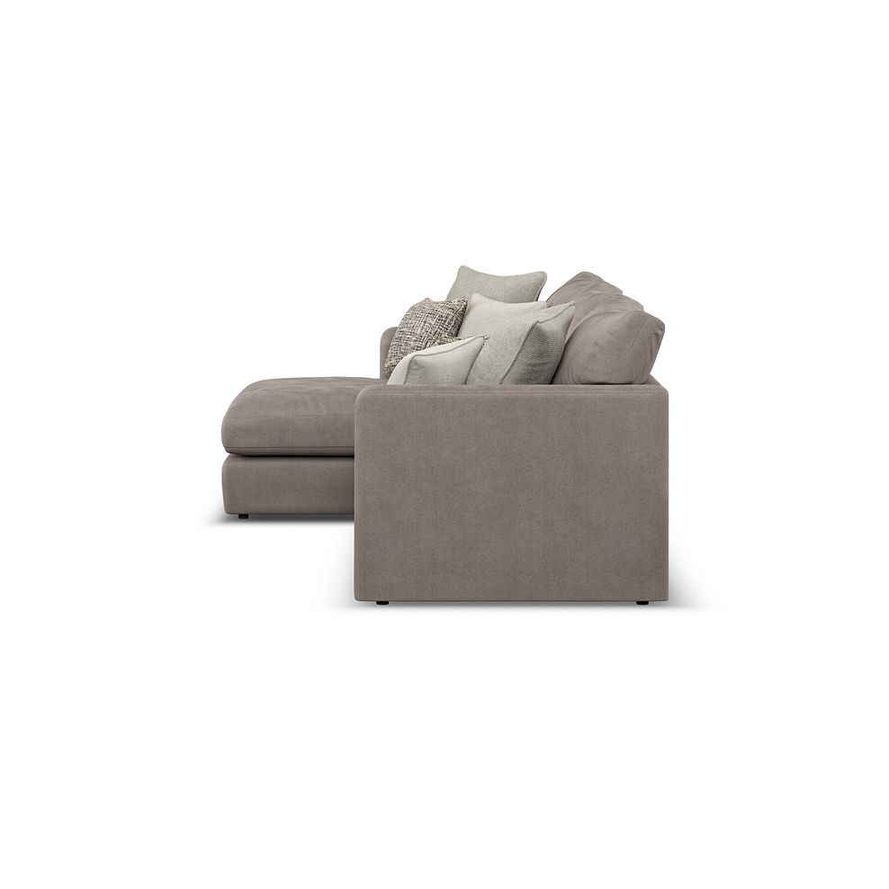 Elston Modular 3 Seater Left Hand Chaise Sofa in Penny Clay Fabric - Group 14 4