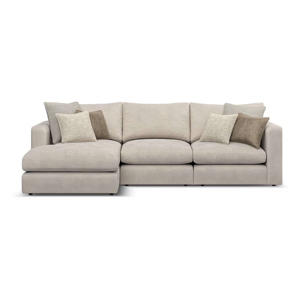 Elston Modular 3 Seater Left Hand Chaise Sofa in Penny Dove Fabric - Group 14 2