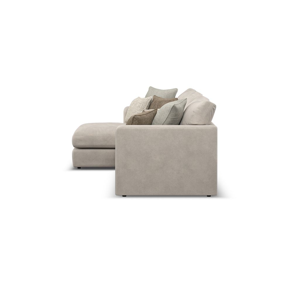 Elston Modular 3 Seater Left Hand Chaise Sofa in Penny Dove Fabric - Group 14 4