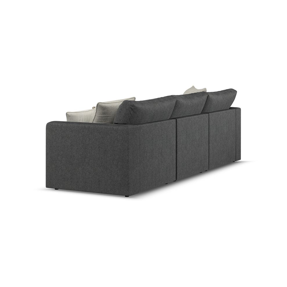 Elston Modular 3 Seater Left Hand Chaise Sofa in Penny Whisp Fabric - Group 14 3