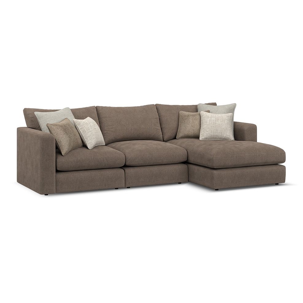 Elston Modular 3 Seater Right Hand Chaise Sofa in Penny Burrow Fabric - Group 15 1