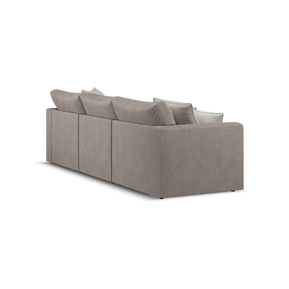 Elston Modular 3 Seater Right Hand Chaise Sofa in Penny Clay Fabric - Group 15 3