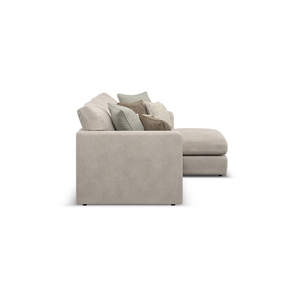 Elston Modular 3 Seater Right Hand Chaise Sofa in Penny Dove Fabric - Group 15 4