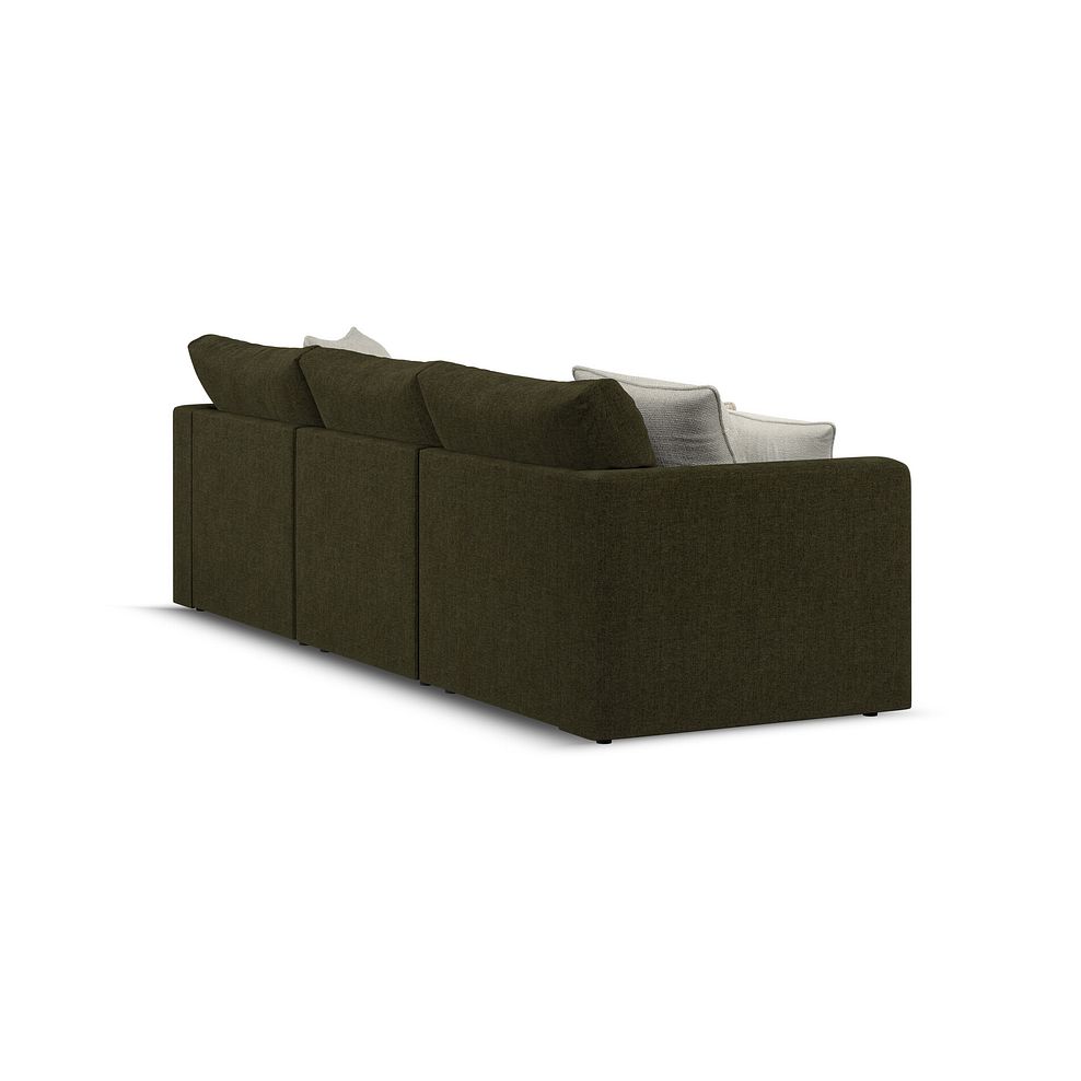 Elston Modular 3 Seater Right Hand Chaise Sofa in Penny Forest Fabric - Group 15 3