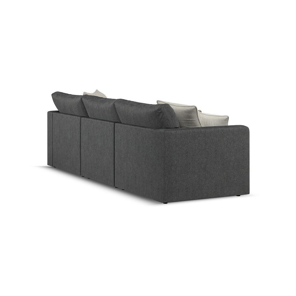 Elston Modular 3 Seater Right Hand Chaise Sofa in Penny Whisp Fabric - Group 15 3