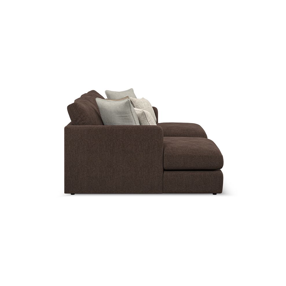 Elston Modular 3 Seater U-Shape Chaise Sofa in Penny Cacao Fabric - Group 16 4