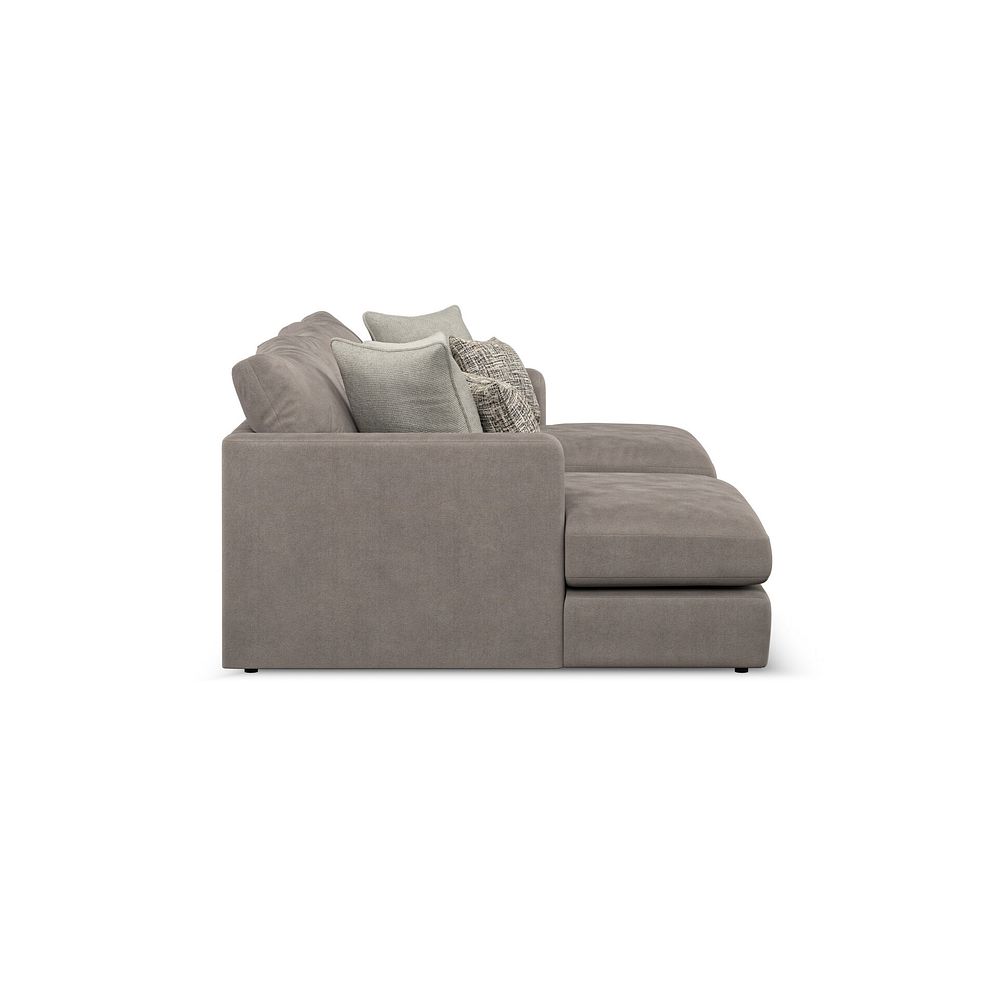 Elston Modular 3 Seater U-Shape Chaise Sofa in Penny Clay Fabric - Group 16 4