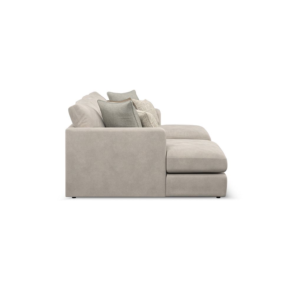 Elston Modular 3 Seater U-Shape Chaise Sofa in Penny Dove Fabric - Group 16 4
