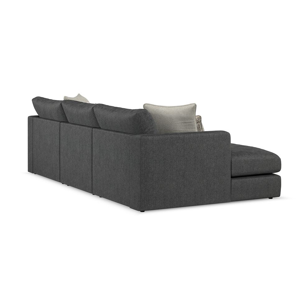 Elston Modular 3 Seater U-Shape Chaise Sofa in Penny Whisp Fabric - Group 16 3